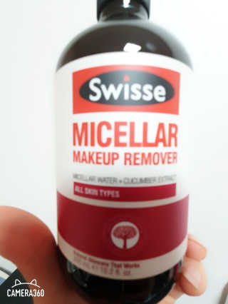 SWISSE 스위스 미셀라 메이크업 리무버 — 5점을 준 리뷰어가 2020년 1월 올린 사용 사진