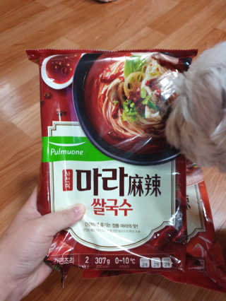 풀무원 마라덕후 모여라~ 사천식 마라쌀국수+마라볶음쌀국수 — 5점을 준 리뷰어가 2019년 10월 올린 사용 사진