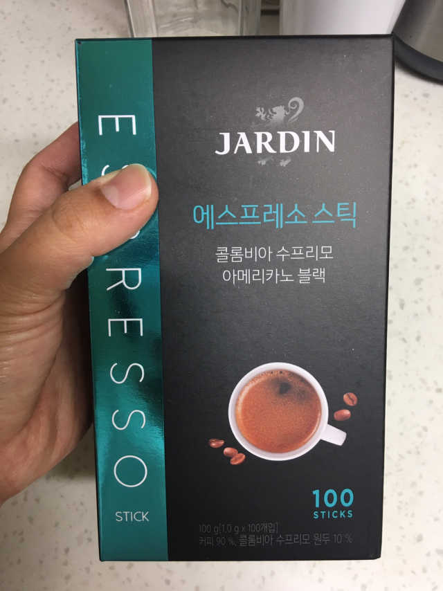 쟈뎅 에스프레소 스틱 아메리카노 블랙 리뷰 사진