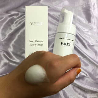 V.RET 브이렛 여성청결제 — 4점을 준 리뷰어가 2018년 9월 올린 사용 사진