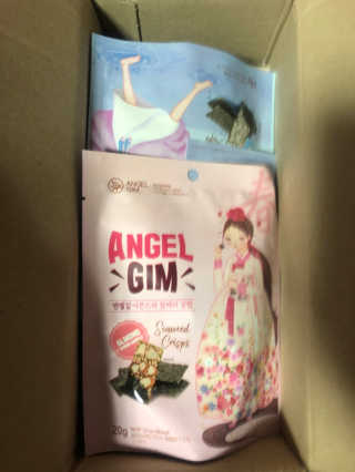 엔젤김 ANGEL GIM 춘하추동 김스낵 4종 — 4점을 준 리뷰어가 2019년 7월 올린 사용 사진