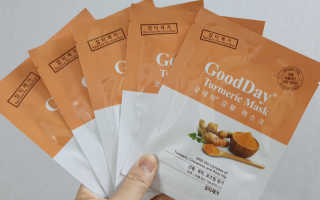 GoodDay Skincare GoodDay 강황 마스크 — 5점을 준 리뷰어가 2019년 9월 올린 사용 사진