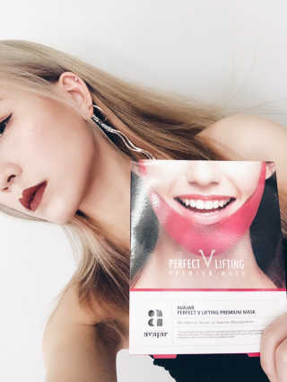 아바 하르 퍼펙트 V 리프팅 프리미엄 마스크 — 4.17점을 준 리뷰어가 2018년 10월 올린 사용 사진