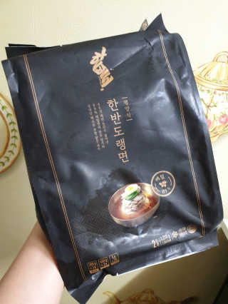 한반도키친 집에서 먹는 정통 평양냉면, 한반도랭면 — 5점을 준 리뷰어가 2019년 7월 올린 사용 사진