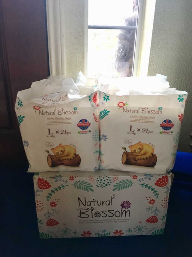 NATURAL BLOSSOM 슈퍼 얇은 바지 기저귀 리뷰 사진