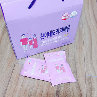 찬이네과수원 찬이네_도라지배즙 1BOX 50개입 — 5점을 준 리뷰어가 2018년 4월 올린 사용 사진