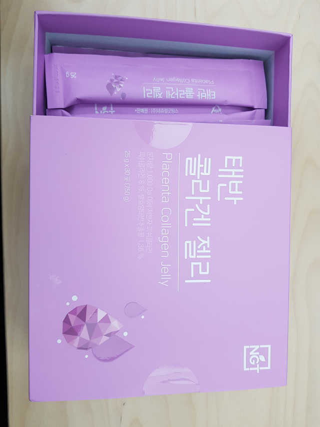 태반 콜라겐 젤리 15포 리뷰 사진
