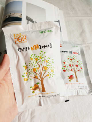 착즙하는 남자 햇살담은 명품 사과즙10포 배도라지즙 10포 — 5점을 준 리뷰어가 2018년 9월 올린 사용 사진