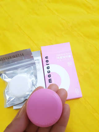 아로마카롱 천연 고체 방향제 3종 — 5점을 준 리뷰어가 2018년 9월 올린 사용 사진