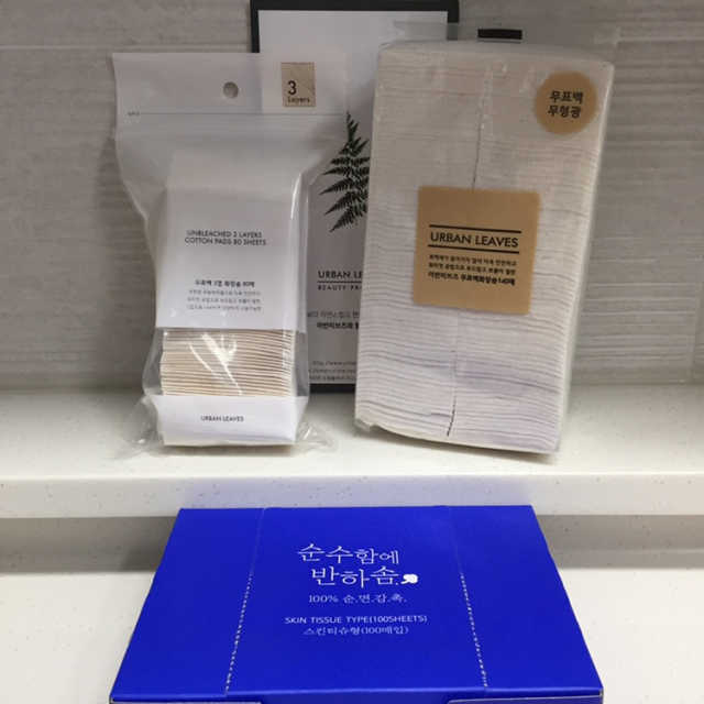 어반리브즈 프리미엄 화장솜 트라이얼 SET 리뷰 사진