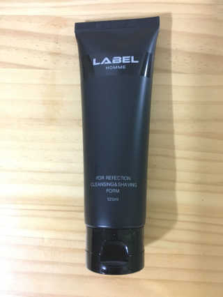 레이블옴므-labelhomme 포 리펙션 클렌징&쉐이빙 폼 — 4점을 준 리뷰어가 2017년 1월 올린 사용 사진