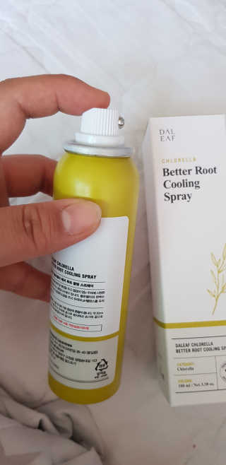 달리프 클로렐라 베러 루트 쿨링 스프레이 100ml — 4점을 준 리뷰어가 2019년 6월 올린 사용 사진