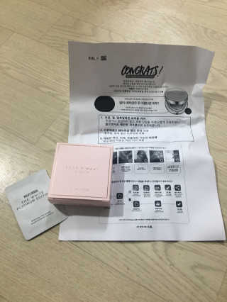 밀키드레스 바비메이크 베일 쿠션 — 4점을 준 리뷰어가 2018년 6월 올린 사용 사진