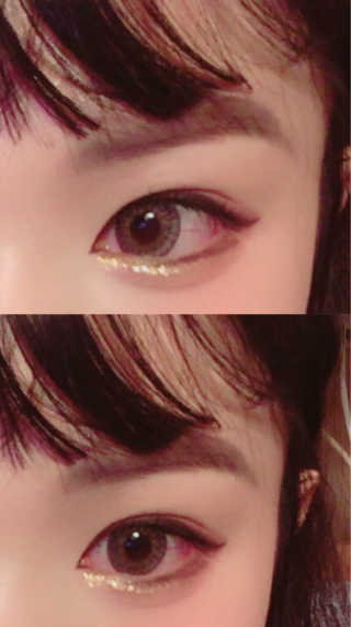 딜라잇18 홀리몰리 글리터라이너 — 4.5점을 준 리뷰어가 2016년 10월 올린 사용 사진