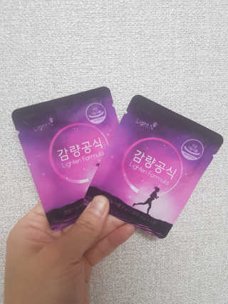 [감량공식] 다이어트 건강기능식품 — 4점을 준 리뷰어가 2019년 12월 올린 사용 사진