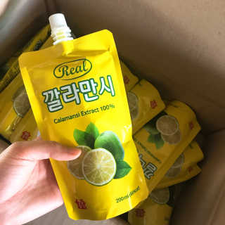 장수농가 리얼깔라만시 — 5점을 준 리뷰어가 2018년 4월 올린 사용 사진