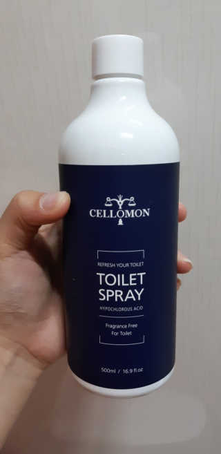 셀로몬 토일렛 스프레이 500ml — 5점을 준 리뷰어가 2018년 5월 올린 사용 사진