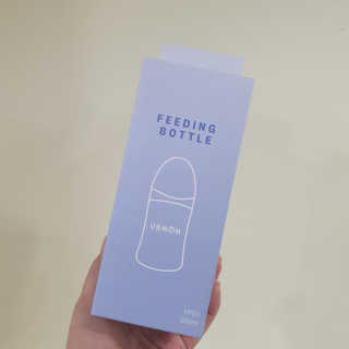 유비맘 PPSU 젖병 노꼭지_200ml_컬러 랜덤 발송 — 4점을 준 리뷰어가 2020년 3월 올린 사용 사진