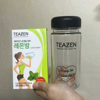 티젠 레몬밤 + 마이보틀 — 2.33점을 준 리뷰어가 2018년 7월 올린 사용 사진