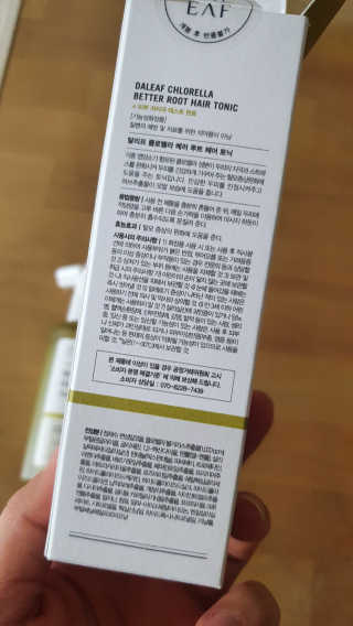 달리프 클로렐라 베러 루트 헤어토닉 100ml — 5점을 준 리뷰어가 2020년 3월 올린 사용 사진
