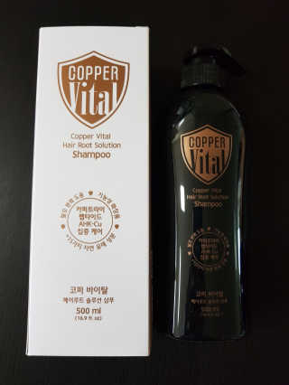 코퍼바이탈 헤어루트 솔루션 샴푸 500ml — 4.33점을 준 리뷰어가 2018년 9월 올린 사용 사진