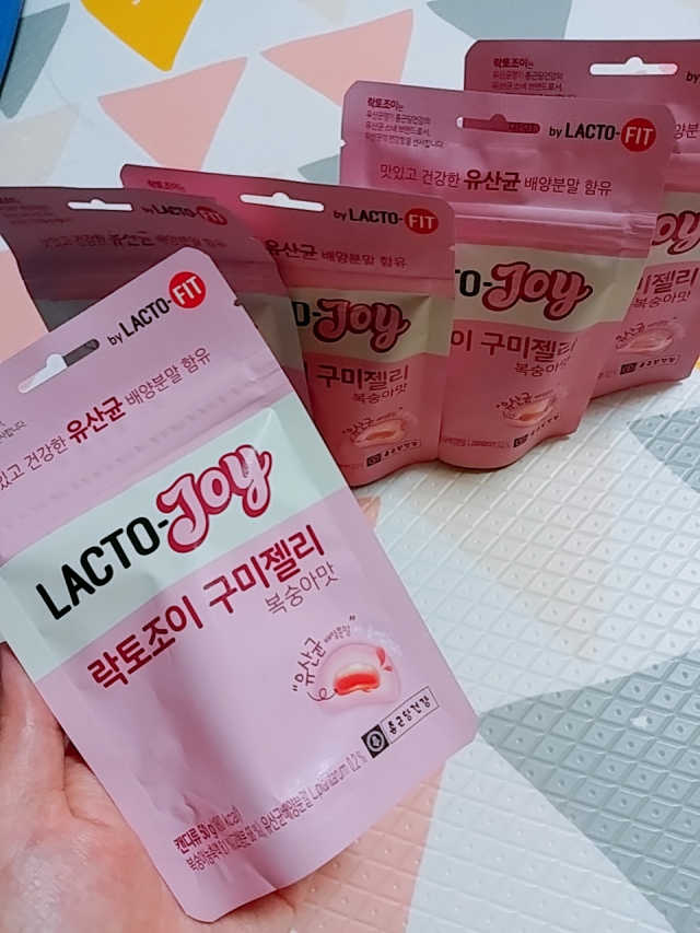 락토조이 구미젤리 복숭아맛 리뷰 사진