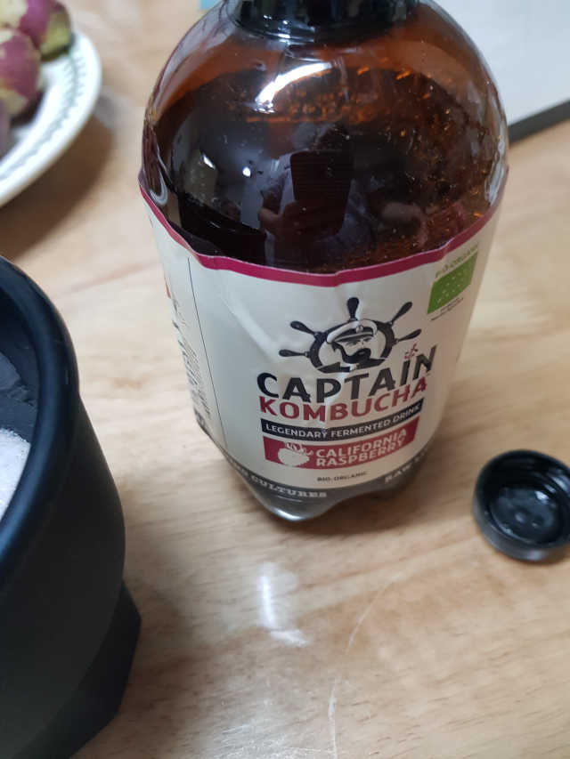 캡틴 콤부차 라즈베리 2병 리뷰 사진
