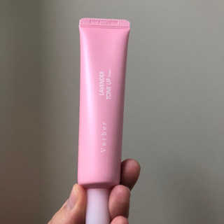 Verber 베르베르 라벤더 톤업크림 — 3점을 준 리뷰어가 2019년 8월 올린 사용 사진