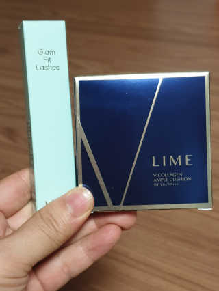 라임코스메틱 V 콜라겐 앰플 쿠션 — 4점을 준 리뷰어가 2020년 1월 올린 사용 사진