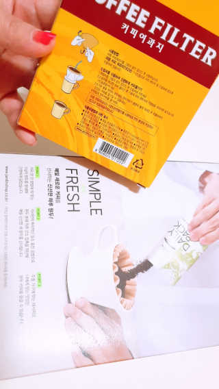 (주)쟈뎅 [쟈뎅] 클래스 신선한 하루 원두+여과지 SET — 5점을 준 리뷰어가 2019년 3월 올린 사용 사진