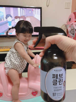 더블유드레스룸 페브클린 500ml — 5점을 준 리뷰어가 2018년 8월 올린 사용 사진