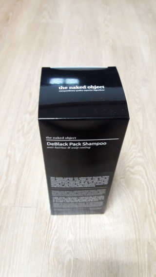the naked object [탈모볼륨샴푸] 디블랙 팩 샴푸 — 5점을 준 리뷰어가 2020년 1월 올린 사용 사진