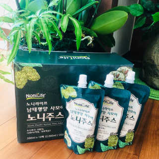 장수농가 남태평양 사모아 노니 원액 1L or 200mlx10팩 중 택 1 — 2.5점을 준 리뷰어가 2019년 1월 올린 사용 사진