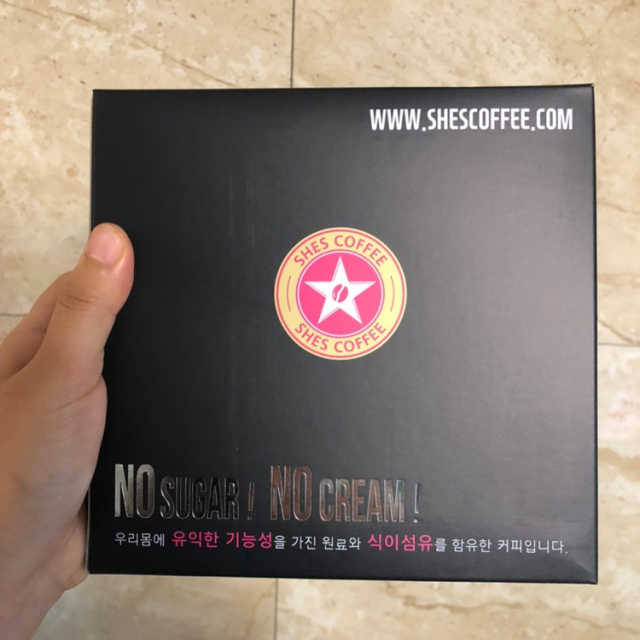 쉬즈커피 라이트 리뷰 사진