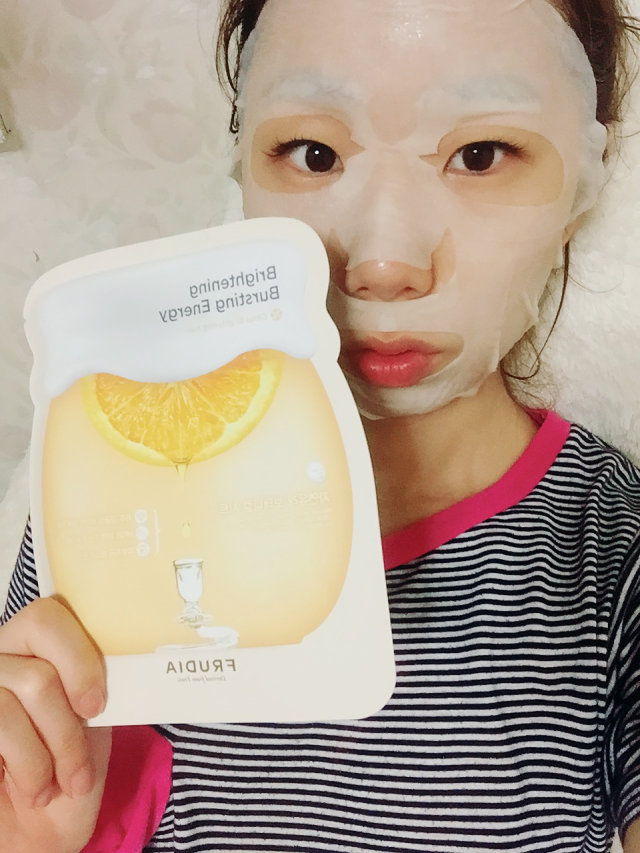 과즙 마스크팩(랜덤증정) 리뷰 사진