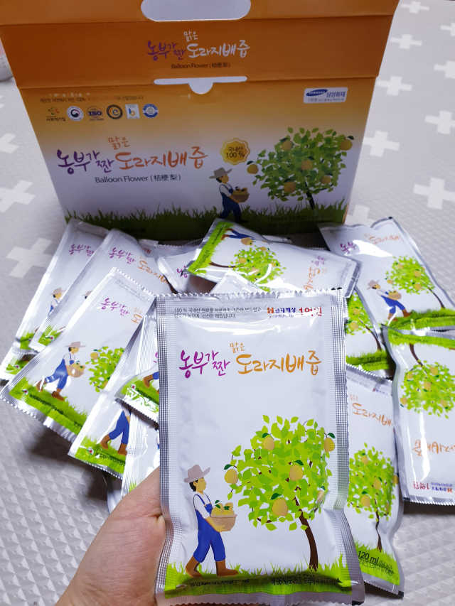 농부가짠 맑은 도라지배즙 리뷰 사진