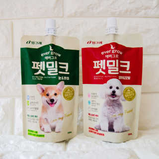 [빙그레] 에버그로 생유산균 1봉（10포입）+펫밀크2팩 — 5점을 준 리뷰어가 2019년 5월 올린 사용 사진