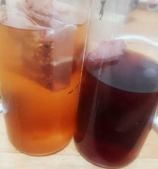 티칸 무설탕 아이스티 2종 쿨센세이션, 스위트 템테이션 — 5점을 준 리뷰어가 2019년 8월 올린 사용 사진