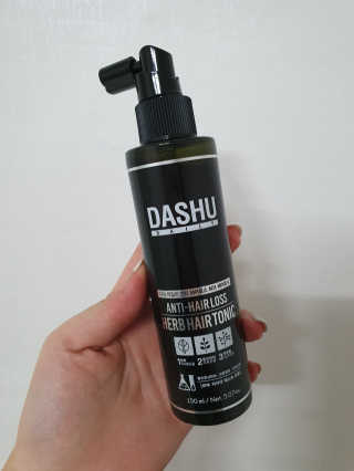 다슈코리아 다슈 데일리 안티 헤어로스 허브 헤어토닉 150ml — 4점을 준 리뷰어가 2020년 1월 올린 사용 사진