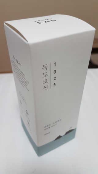 라운드랩 1025 독도 로션 200ml — 4점을 준 리뷰어가 2018년 1월 올린 사용 사진