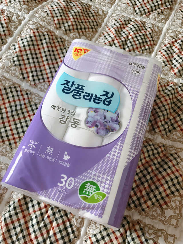 잘풀리는집 깨끗한 3겹 감동 30롤 리뷰 사진