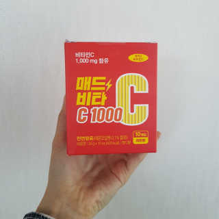 매드비타C 1000 — 4점을 준 리뷰어가 2019년 4월 올린 사용 사진