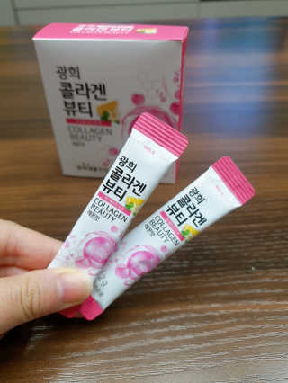 광희생활건강 광희 콜라겐뷰티 — 4점을 준 리뷰어가 2020년 3월 올린 사용 사진