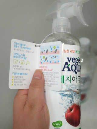 베지아쿠아 475ml + 리필 1000ml 1Set — 5점을 준 리뷰어가 2019년 11월 올린 사용 사진