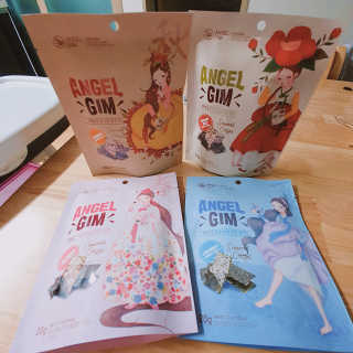 엔젤김 ANGEL GIM 춘하추동 김스낵 4종 — 4.5점을 준 리뷰어가 2019년 7월 올린 사용 사진