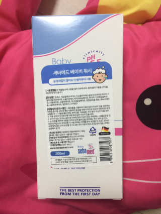 세바메드 베이비 바디워시 200ml — 4점을 준 리뷰어가 2020년 2월 올린 사용 사진