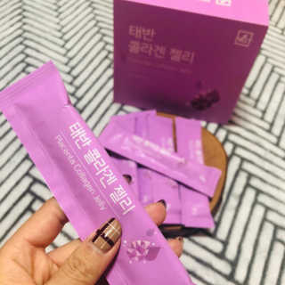 네츄럴굿띵스 태반 콜라겐 젤리 15포 — 5점을 준 리뷰어가 2018년 12월 올린 사용 사진