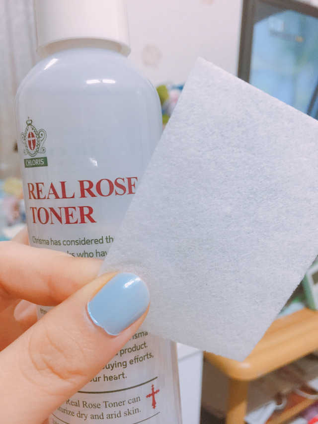 [크리스마] 토너뱉는 1/3 화장솜+로즈토너 리뷰 사진
