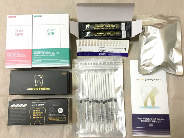좀비 2주 집중 치아 스케일링 미백제 리뷰 사진