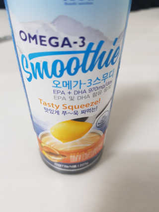 오메가-3스무디 [오메가스무디] 짜먹는 오메가3 DHA 임산부 어린이 — 5점을 준 리뷰어가 2019년 3월 올린 사용 사진